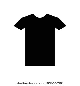 Shirt icon solid style vector