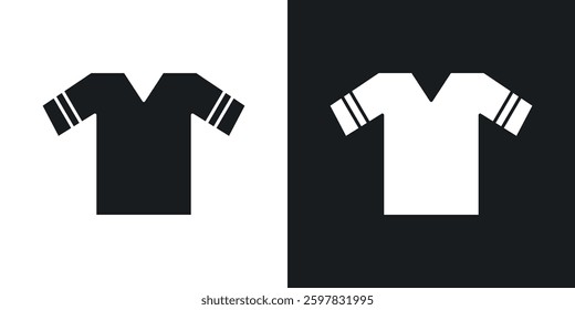 Shirt icon symbol collection on white background.