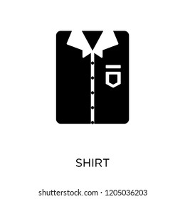 Shirt icon. Shirt symbol design from Clothes collection. Simple element vector illustration on white background.
