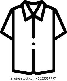 shirt icon. Thin Linear Style Design Isolated On White Background