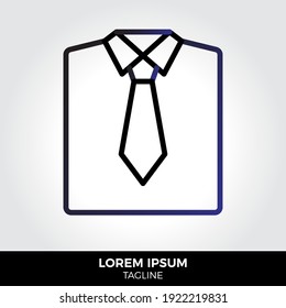 Icono de camiseta de estilo moderno aislado en fondo gris. Símbolo de moda para el diseño de su sitio web, logotipo, aplicación, interfaz de usuario. Ilustración vectorial Eps10.