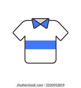 shirt icon. shirt, undershirt, singlet, clothes and clothing. flat style - stock vector.