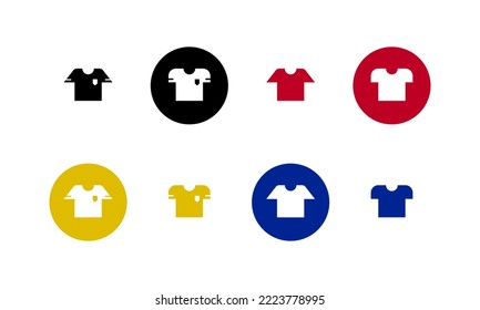 shirt icon. shirt, undershirt, singlet, clothes and clothing. flat style - stock vector.	