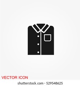 Shirt icon vector