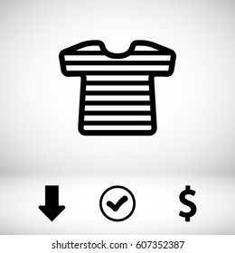 shirt icon vector
