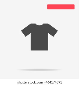 Shirt icon. Vector concept illustration for design.