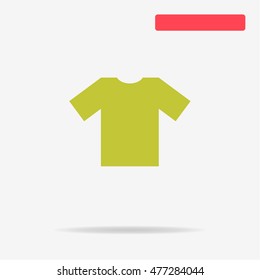 Shirt icon. Vector concept illustration for design.