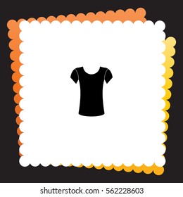 Shirt  icon. Vector design.