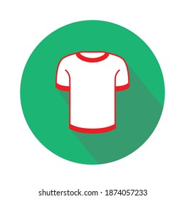 Shirt icon vector design with shadow 