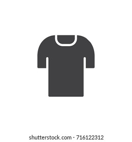 Ð¡lean shirt icon vector, filled flat sign, solid pictogram isolated on white. Symbol, logo illustration.