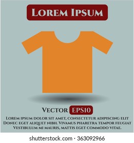 Shirt icon vector illustration