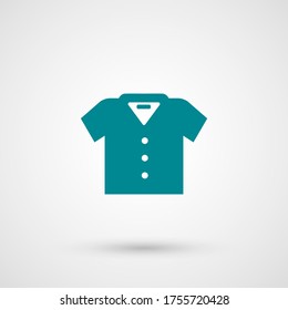 shirt Icon. Vector illustration EPS 10.
