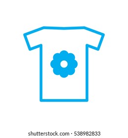 shirt, icon, vector illustration EPS 10
