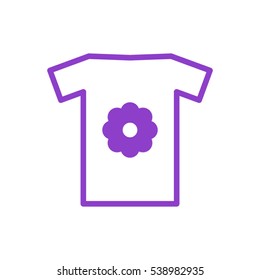 shirt, icon, vector illustration EPS 10