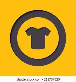 Shirt Icon icon, vector illustration. Flat design style