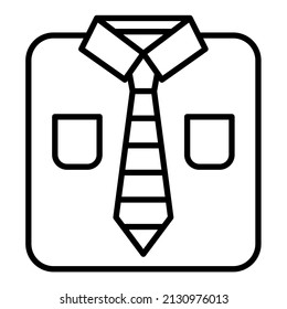 Imagen vectorial de icono de la camiseta. También se puede usar para aplicaciones web, aplicaciones móviles y medios impresos.