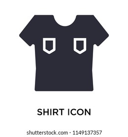 Shirt icon vector isolated on white background for your web and mobile app design, Shirt logo concept