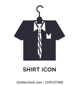 Shirt icon vector isolated on white background for your web and mobile app design, Shirt logo concept