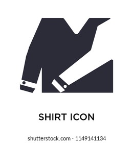 Shirt icon vector isolated on white background for your web and mobile app design, Shirt logo concept