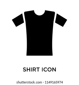 Shirt icon vector isolated on white background for your web and mobile app design, Shirt logo concept