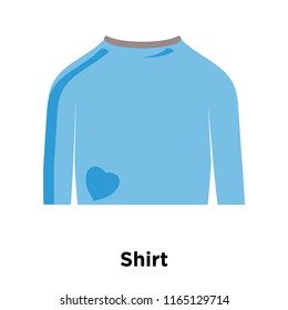 Shirt icon vector isolated on white background, Shirt transparent sign , family symbols