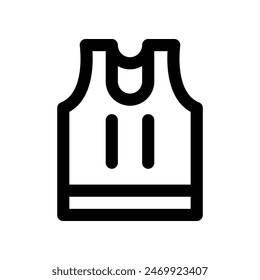 shirt icon. vector line icon for your website, mobile, presentation, and logo design.