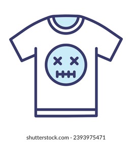 Shirt icon vector on trendy design