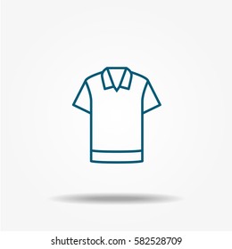 Shirt icon, vector sign.