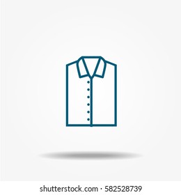 Shirt icon, vector sign.