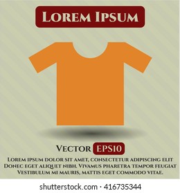 shirt icon vector symbol flat eps jpg app web concept website