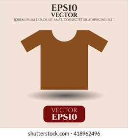 shirt icon vector symbol flat eps jpg app web concept website