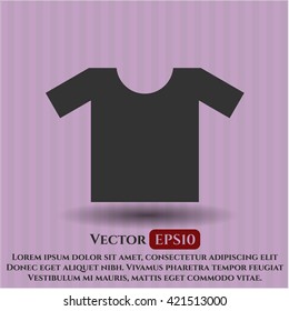 Shirt Symbol Vektorsymbol flach eps jpg app Web Concept Website