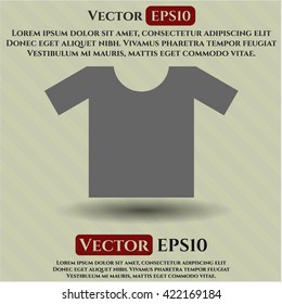 shirt icon vector symbol flat eps jpg app web concept website