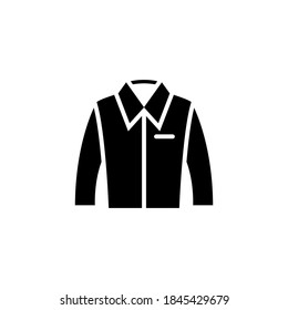 plantilla de símbolo vector de icono de camisa