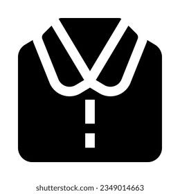 icono de camisa para tu sitio web, móvil, presentación y diseño de logotipo.