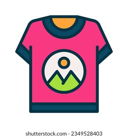 shirt icon for your website, mobile, presentation, and logo design.