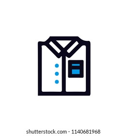 shirt icon/flat shirt icon