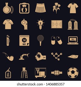 Shirt icons set. Simple set of 25 shirt vector icons for web for any design