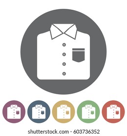 Shirt icon.Vector illustration
