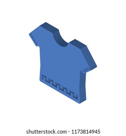 Shirt isometric left top view 3D icon