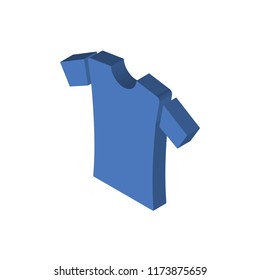 Shirt isometric left top view 3D icon