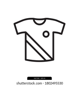 shirt jersey icon vector illustration logo template