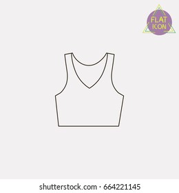 shirt line icon