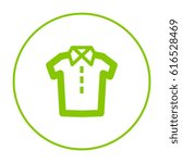 Shirt line vector icon