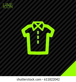 Shirt line vector icon