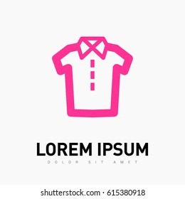 Shirt line vector icon