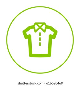 Shirt line vector icon