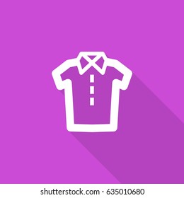 Shirt line vector icon