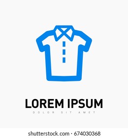 Shirt line vector icon