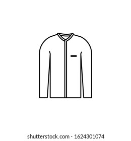 Shirt with long sleeves icon 
